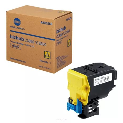 KONICA MINOLTA toner TNP48Y A5X0250 yellow oryginalny 10000 stron