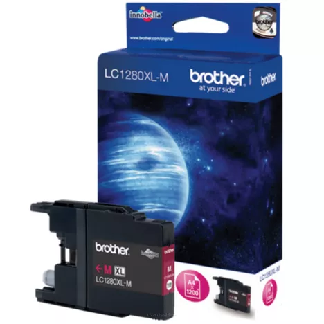BROTHER tusz LC1280XLM oryginalny magenta 1200 stron