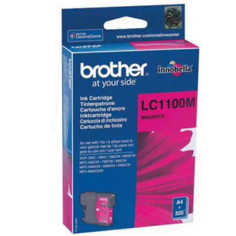 BROTHER tusz LC1100M oryginalny magenta 325 stron