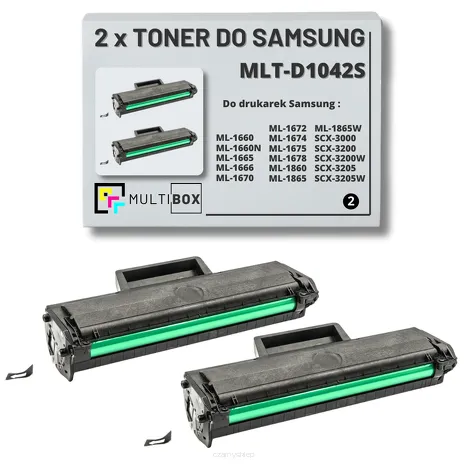 2-PAK Multibox Toner do SAMSUNG ML1660 SCX3200 MLTD1042S 1.5K Zamiennik