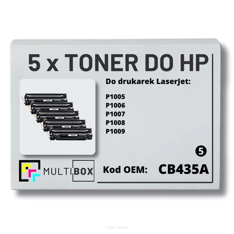 Toner do HP CB435A 35A P1005 P1006 5-pak zamiennik Multibox