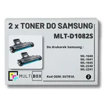 2-PAK Multibox Toner do SAMSUNG ML1640 ML2240 MLTD1082S SU781A 1.5K Zamiennik - 2