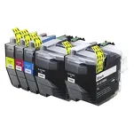 4-PAK Multibox Tusz do BROTHER LC3219XL - 2