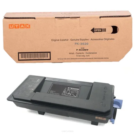 TRIUMPH ADLER UTAX toner PK3020 1T0C0Y0UT0 black oryginalny 12500 stron