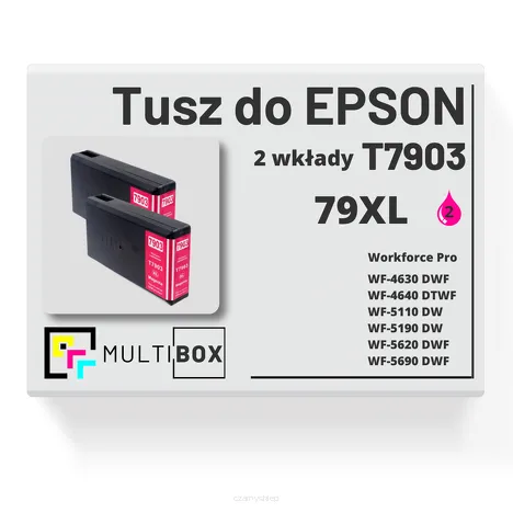 2-PAK Multibox Tusz do EPSON 79XL T7903 C13T79034010 magenta zamiennik