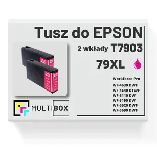Tusz do EPSON 79XL T7903 C13T79034010 2-pak magenta zamiennik Multibox