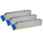 3-PAK Multibox Toner do OKI MC860 44059212 black zamiennik - 3