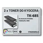 2-PAK Multibox Toner do KYOCERA TK685 1T02K50NL0 TASKALFA 300 2x20.0K zamiennik - 2