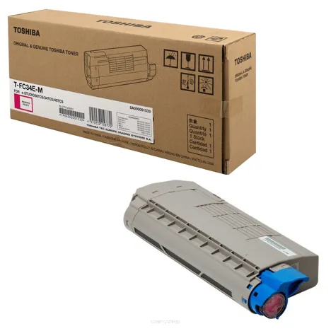 TOSHIBA toner TFC34EM magenta oryginalny 6A000001533 11500 stron.