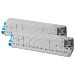 2-PAK Multibox Toner do OKI C824 C834 C844 47095703 cyan zamiennik - 3