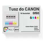 10-PAK Multibox Tusz do CANON GI50 black / cyan / magenta / yellow zamiennik - 2