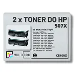 2-PAK Multibox Toner do HP 507X BLACK CE400X zamiennik - 2