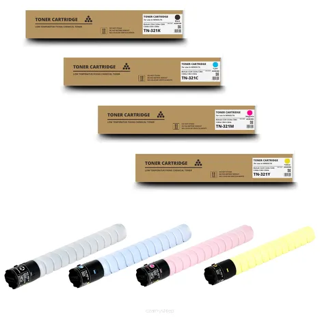4-PAK Zamiennik Toner do KONICA MINOLTA TN321 CMYK Bizhub C224 C284 C364 A33K450