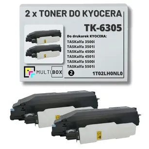 2-pak Toner do KYOCERA TK-6305 1T02LH0NL0 TASKALFA 3500 4500 5500 2x35.0K Multibox zamiennik