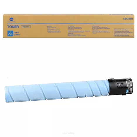 EOL KONICA MINOLTA toner TN221C A8K345H cyan oryginalny 10500 stron