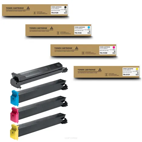 4-PAK Zamiennik Toner do KONICA MINOLTA TN312 CMYK Bizhub C300 C352