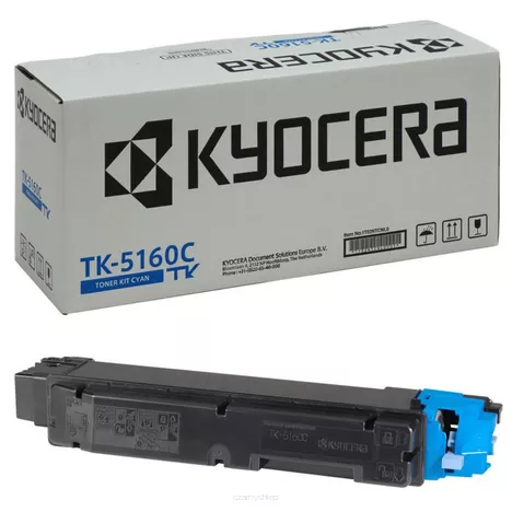 KYOCERA toner TK5160C 1T02NTCNL0 oryginalny cyan 12000 stron