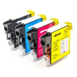 4-PAK Multibox Tusz do BROTHER LC985 - 2
