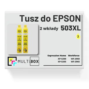 Tusz do EPSON 503XL T09R4 C13T09R44010 2-pak yellow zamiennik Multibox