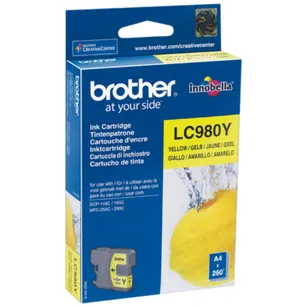 BROTHER tusz LC980Y oryginalny yellow 260 stron