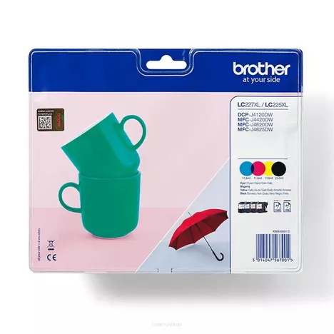 BROTHER tusz LC227XLVALBP oryginalny 4-pak CMYK 4x1200 stron