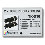2-PAK Multibox Toner do KYOCERA TK310 1T02F80EU0 FS2000 FS3900 FS4000 2x12.0K zamiennik - 2