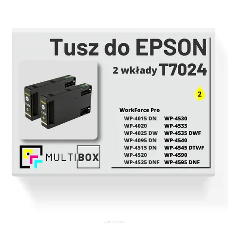 2-PAK Multibox Tusz do EPSON T7024 XL C13T70244010 yellow zamiennik