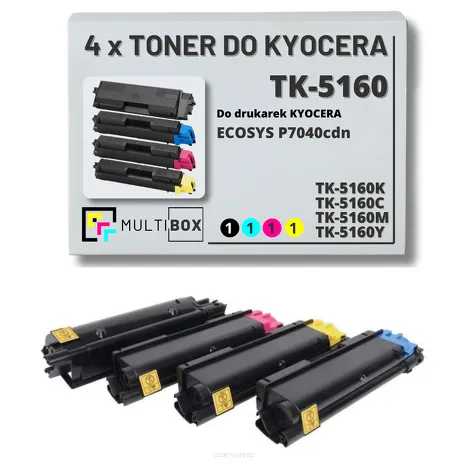 4-PAK Multibox Toner do KYOCERA TK5160 ECOSYS P7040 16,0K/3x12,0K CMYK zamiennik