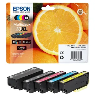 Epson tusz 33XL T3357 C13T33574011 5-pak oryginalny cyan / magenta / yellow / black/ photo black