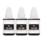 3-PAK Multibox Tusz do CANON GI50BK black zamiennik - 3