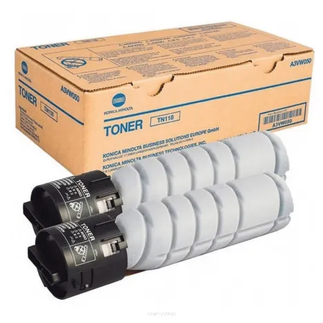 KONICA MINOLTA toner TN118 A3VW050 czarny oryginalny 2 x 12000 stron