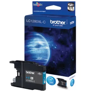 BROTHER tusz LC1280XLC oryginalny cyan 1200 stron