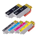 6-PAK Multibox tusz do EPSON 33XL T3351 T3361 T3362 T3363 T3364 cyan / magenta / yellow / black / photo black zamiennik - 2