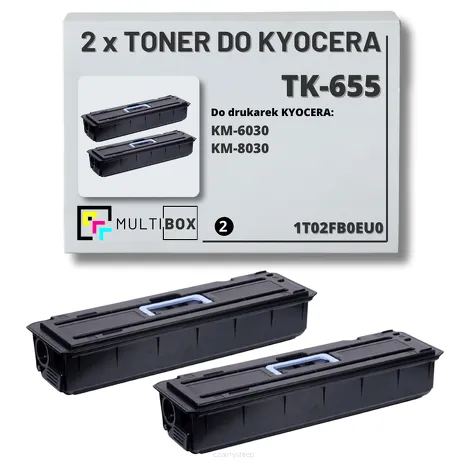 2-PAK Multibox Toner do KYOCERA TK655 1T02FB0EU0 KM6030 KM8030 2x47.0K zamiennik