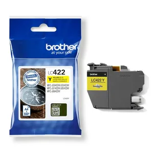 BROTHER tusz LC422Y oryginalny yellow 550 stron