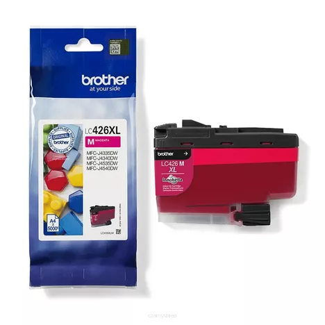 BROTHER tusz LC426XLM oryginalny magenta 5000 stron