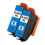 2-PAK Multibox Tusz do EPSON 202XL T02H24 T02H24010 cyan zamiennik - 2