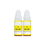 2-PAK Multibox Tusz do CANON GI40Y yellow zamiennik - 3
