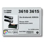 3-PAK Multibox 2x Toner + 1x Bęben do XEROX 3610 3615 106R02723 113R00773 2x14.1K/85.0K zamiennik - 2