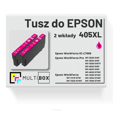 2-PAK Multibox Tusz do EPSON 405XL T05H3 C13T05H34010 magenta zamiennik